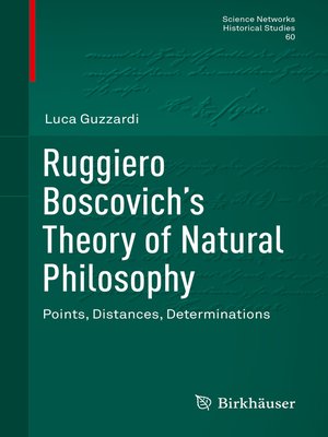 cover image of Ruggiero Boscovich's Theory of Natural Philosophy